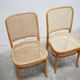 Chaise cannée vintage par J. Hoffmann, éditions Thonet