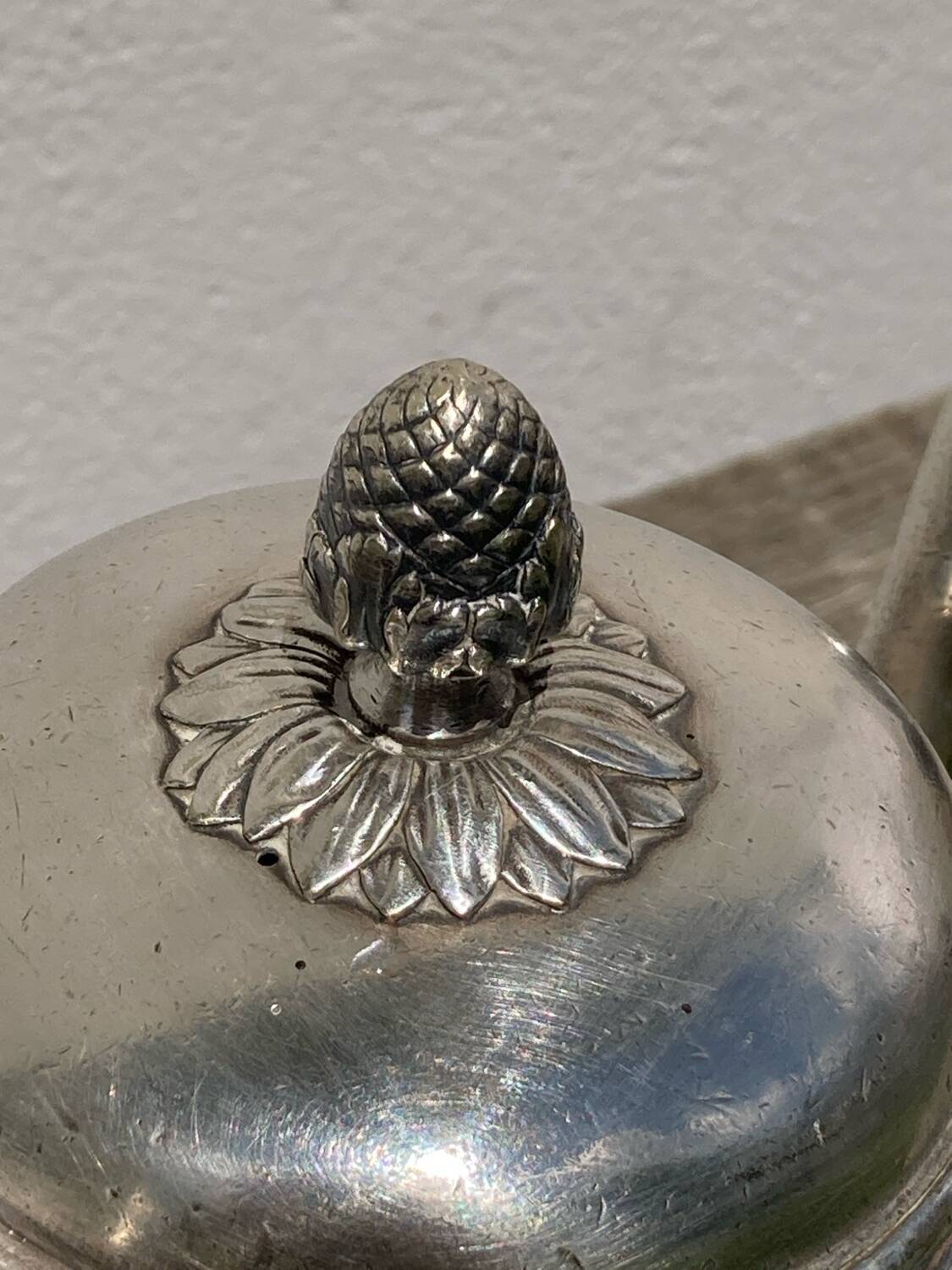 Christofle silver metal teapot