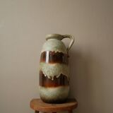 Vintage floor vase German ceramic West Germany Scandinavian decorative object