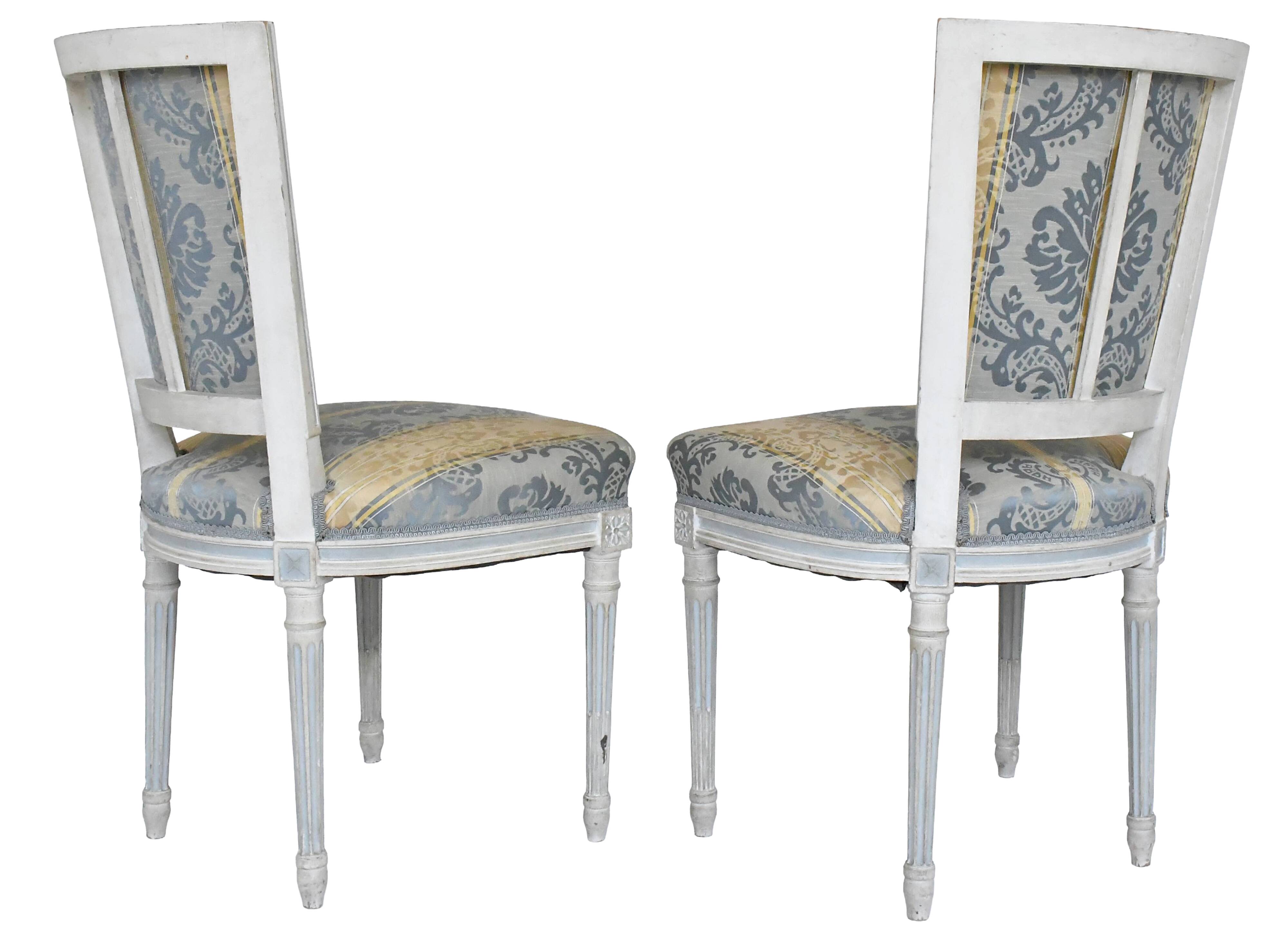 Set of 4 Louis XVI style chairs