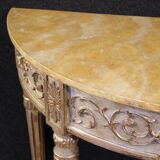 20th century Italian lacquered Louis XVI style console table