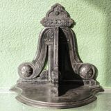 Napoleon III wall console in blackened wood