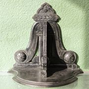 Console d'applique Napoléon III en bois noirci