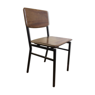 Wooden and metal chair