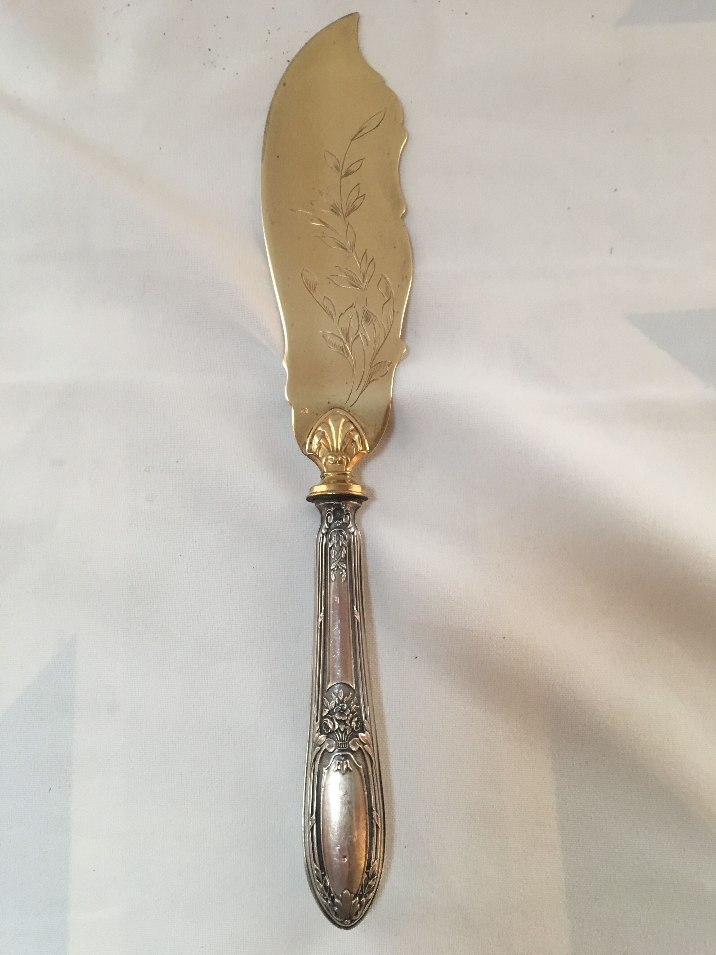 Vermeil and silver filled service