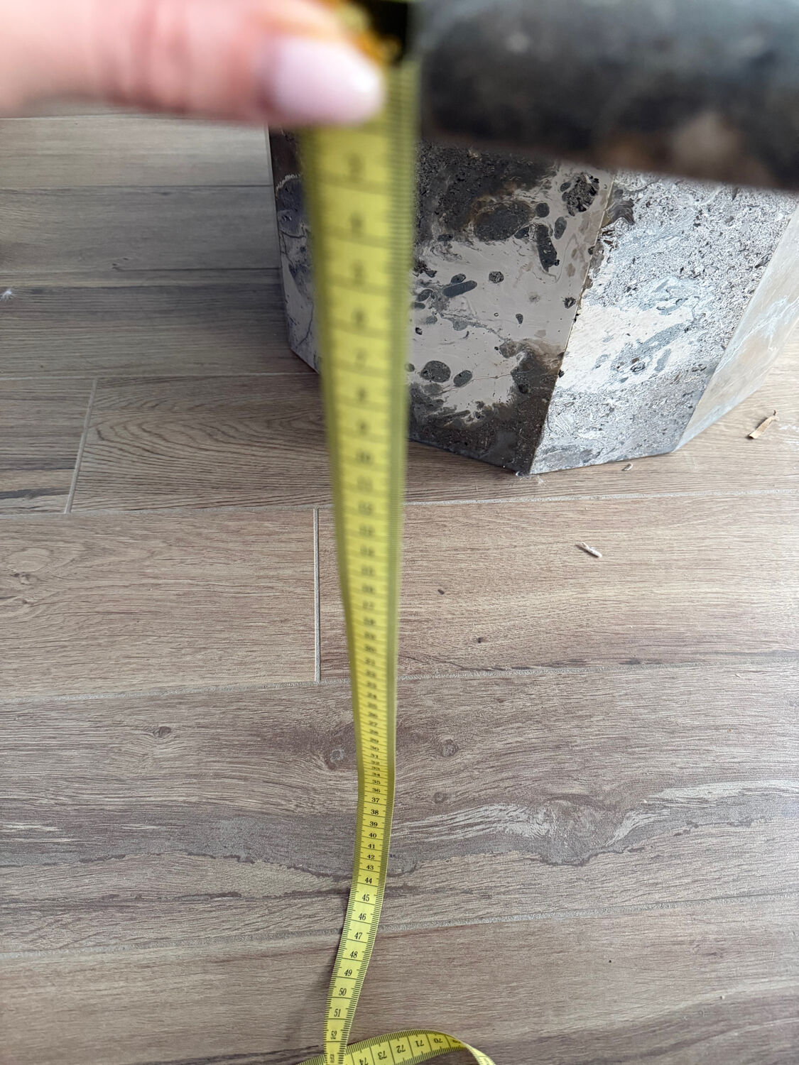 Fossil stone marble coffee table