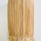 Raffia wall lamp