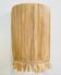 Raffia wall lamp