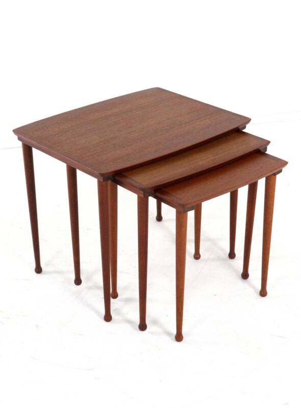 Jørgen Aakjær Jørgensen for Møbelintarsia nesting tables - danish design