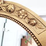 Gilded wood mirror