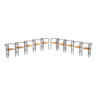 Postmodern "Tokyo" Armchairs by Rodney Kinsman for Bieffeplast, Italy, 1980s