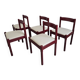 5× cassina carimate chairs door vico magistretti