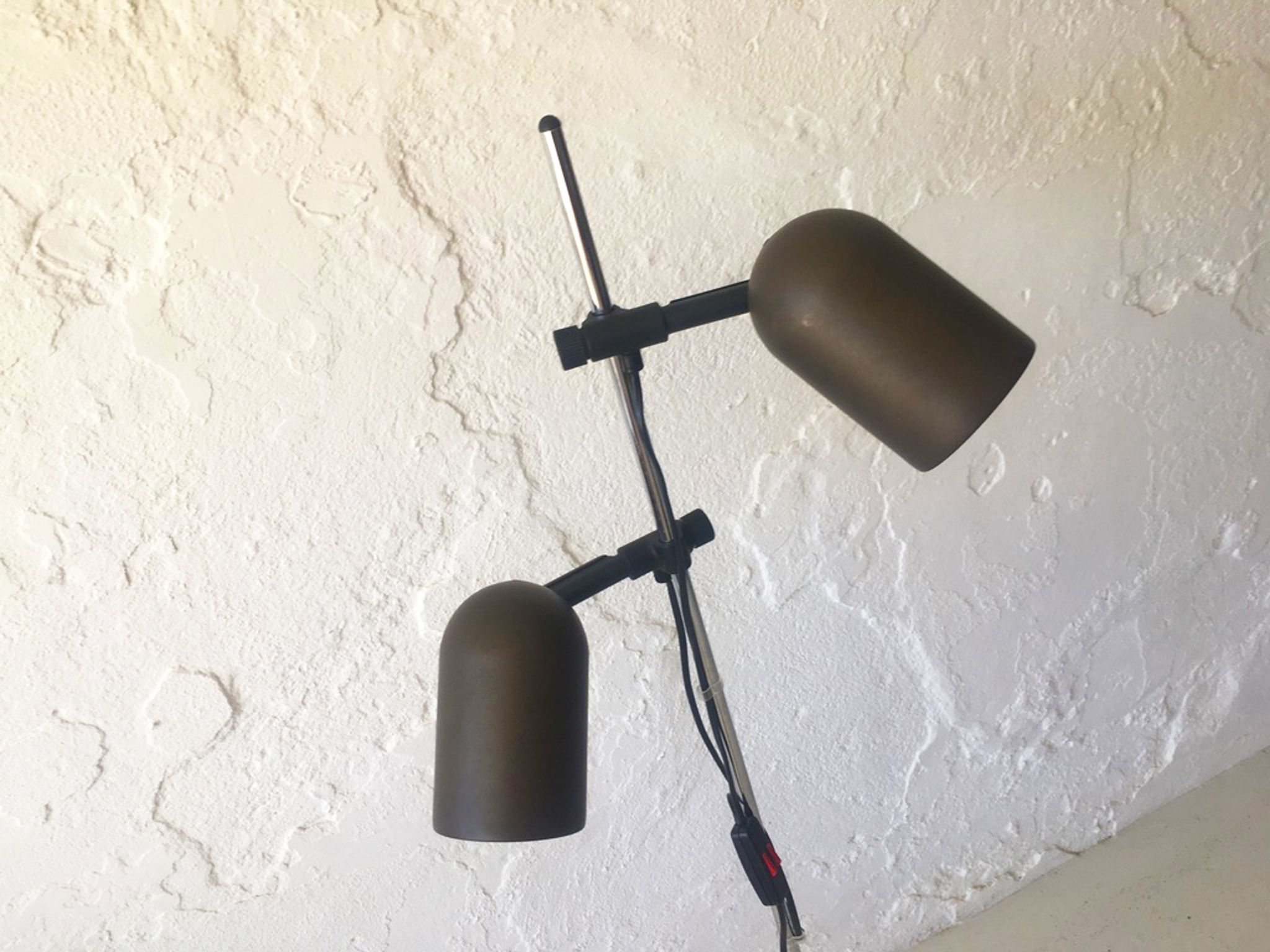 Lampadaire à projecteurs réglables, années 1970
