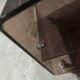 Plexiglas table on wheels, Eric Maville production