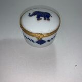 Boîte à bijoux en porcelaine de limoge