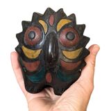 Mexican Pottery Owl from the 70s | Barro Negro Oaxaca | Midcentury