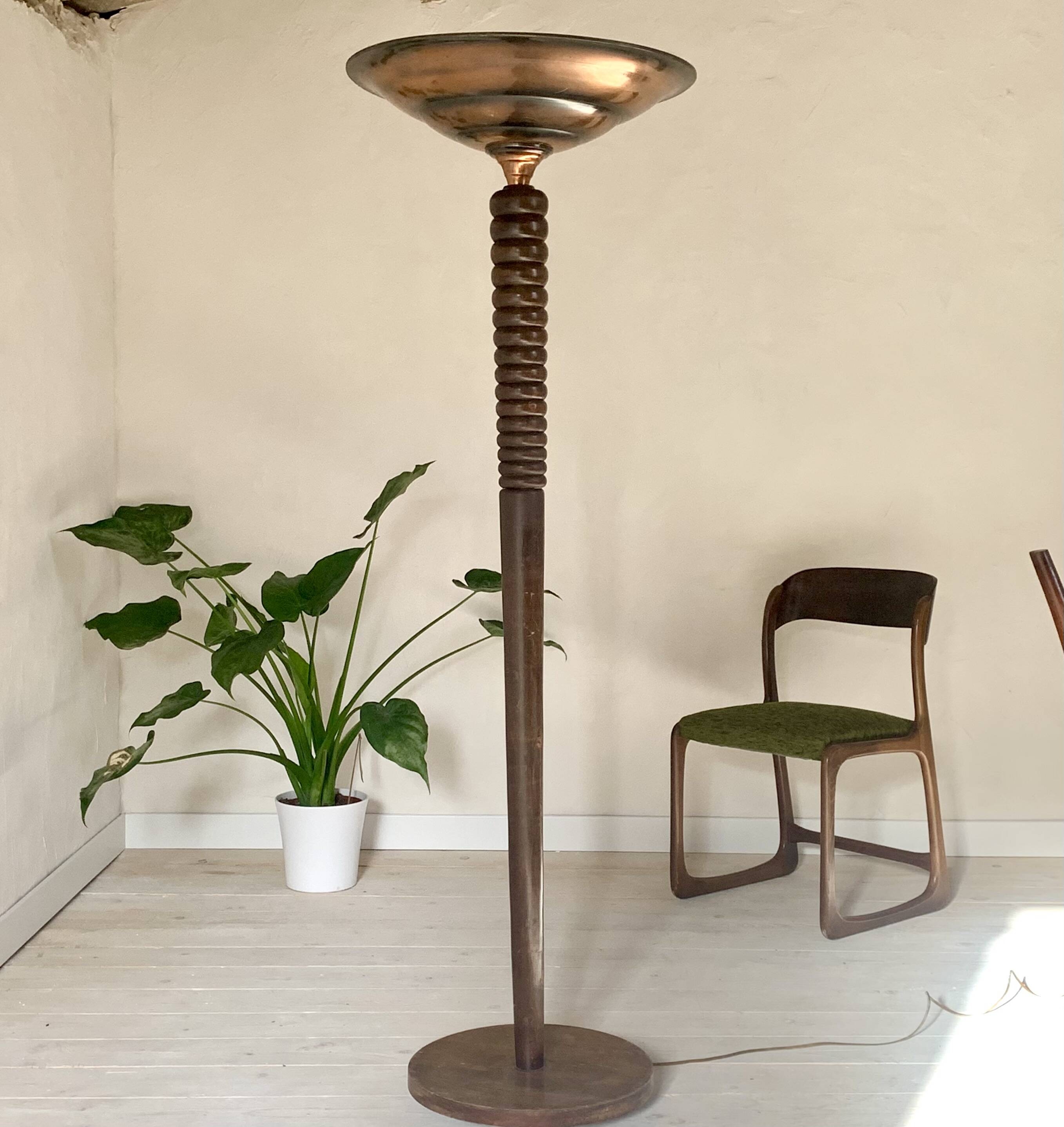 Vintage Art Deco Floor Lamp 1940