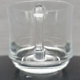 Set 11 cup vintage Duralex transparent glass