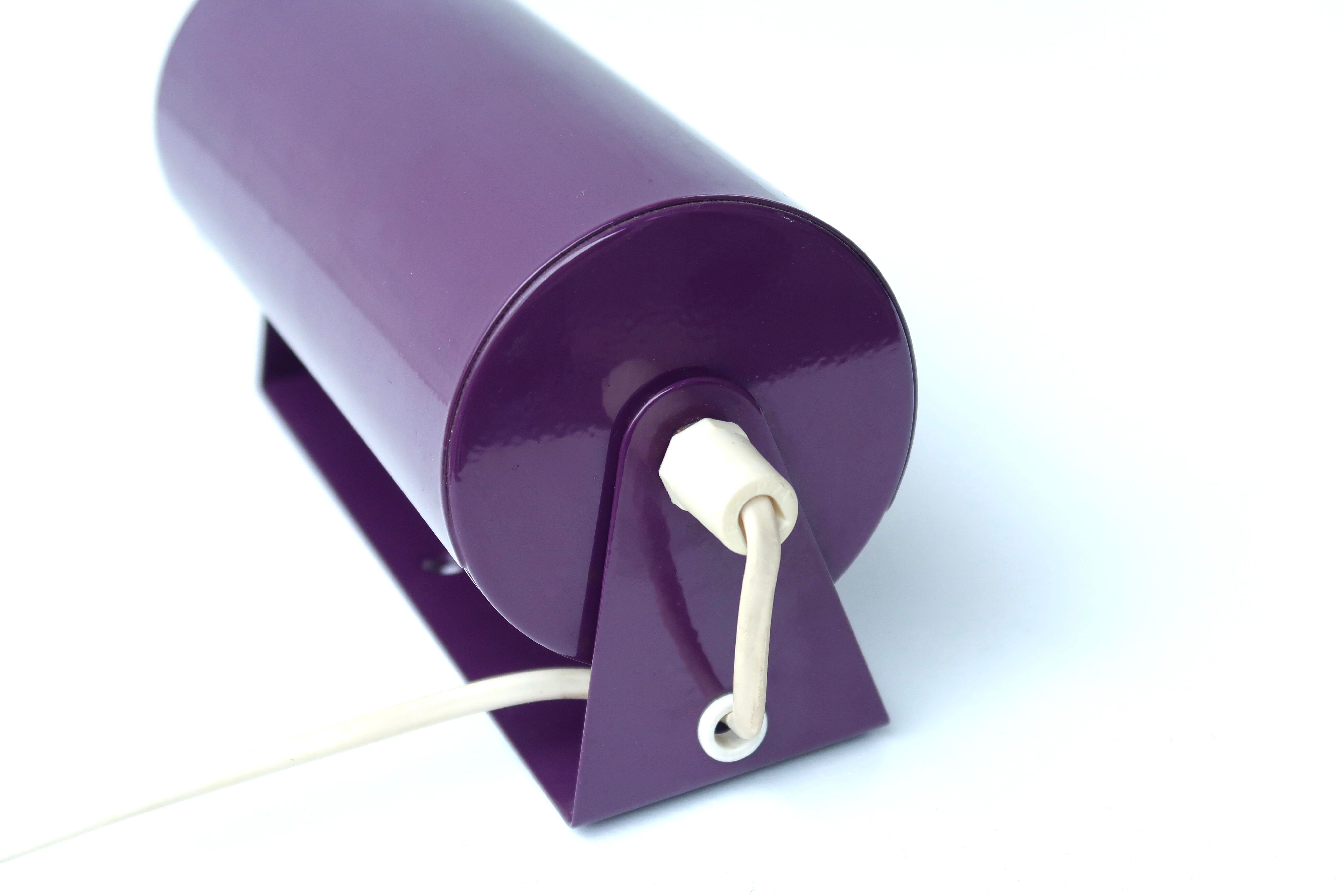 Purple shutter wall lamp Ikea, 80s