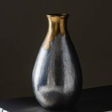 Vase en bronze et fonte d’aluminium, Philippe Jean, 1970s