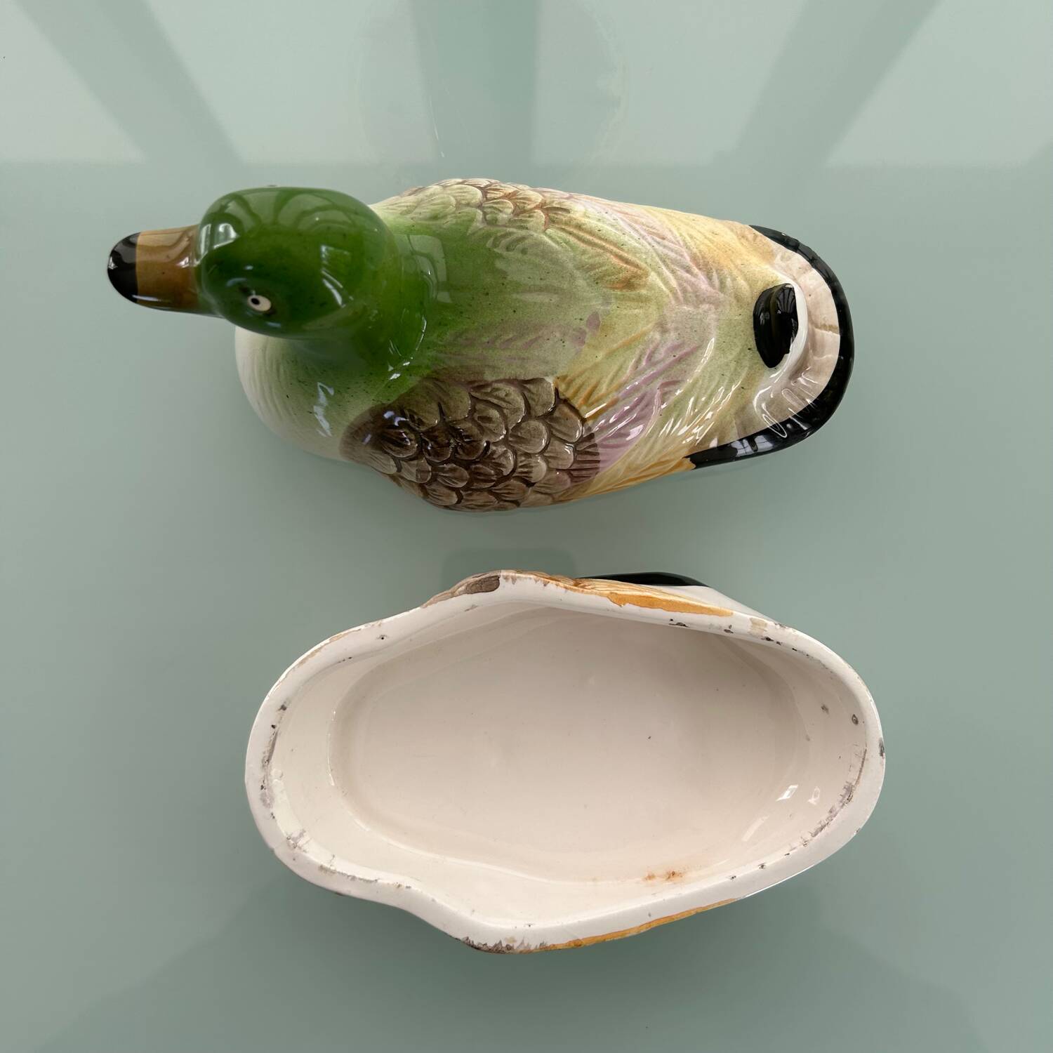 Petite terrine canard vert