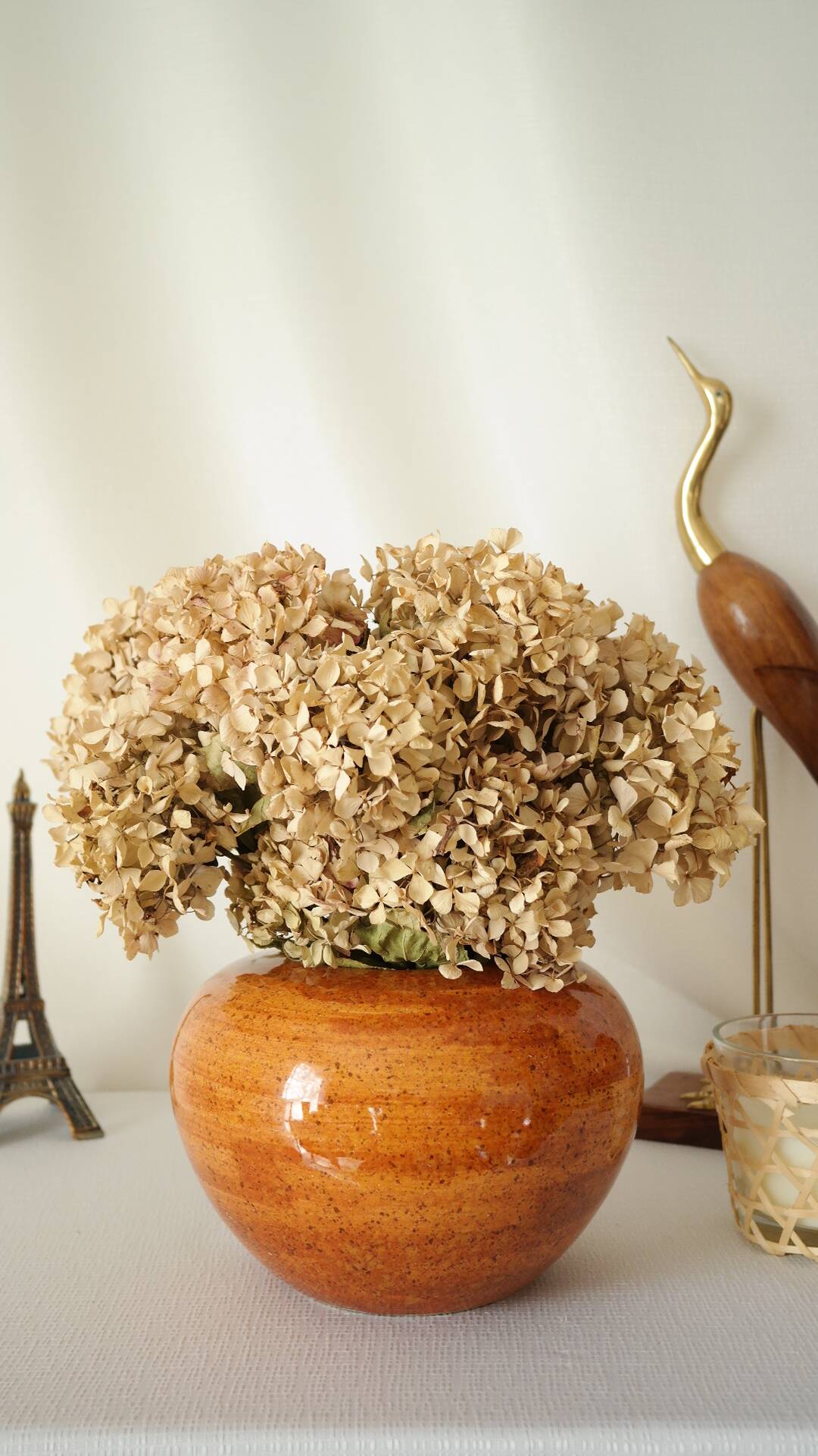 Hubert Olivier 20th century ceramic ball vase