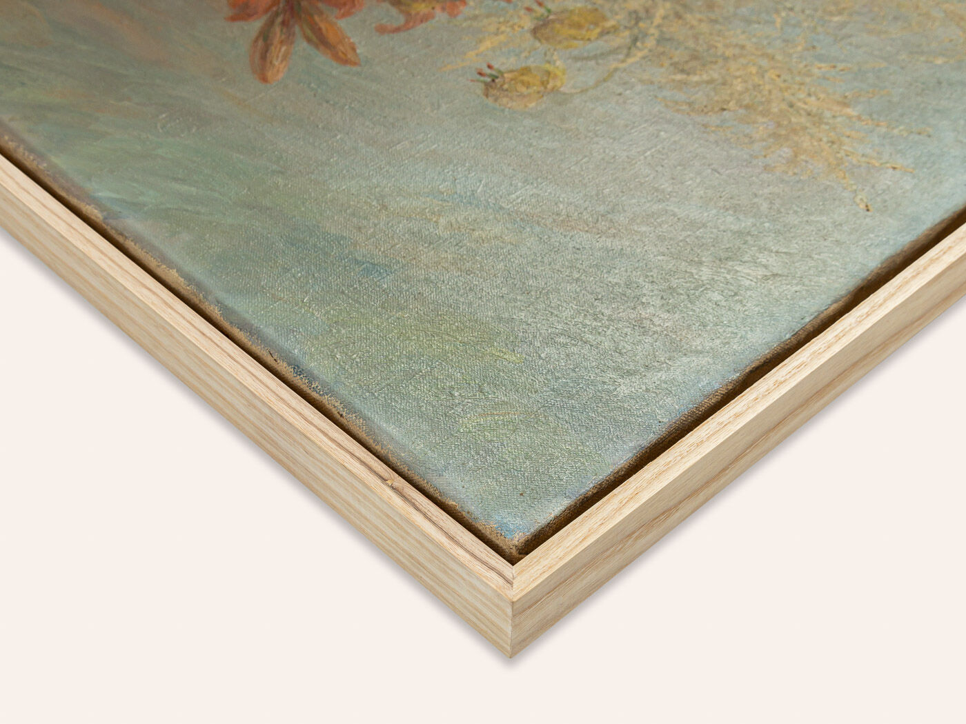 Red Lilies, Oil on Canvas, 74 x 74 cm