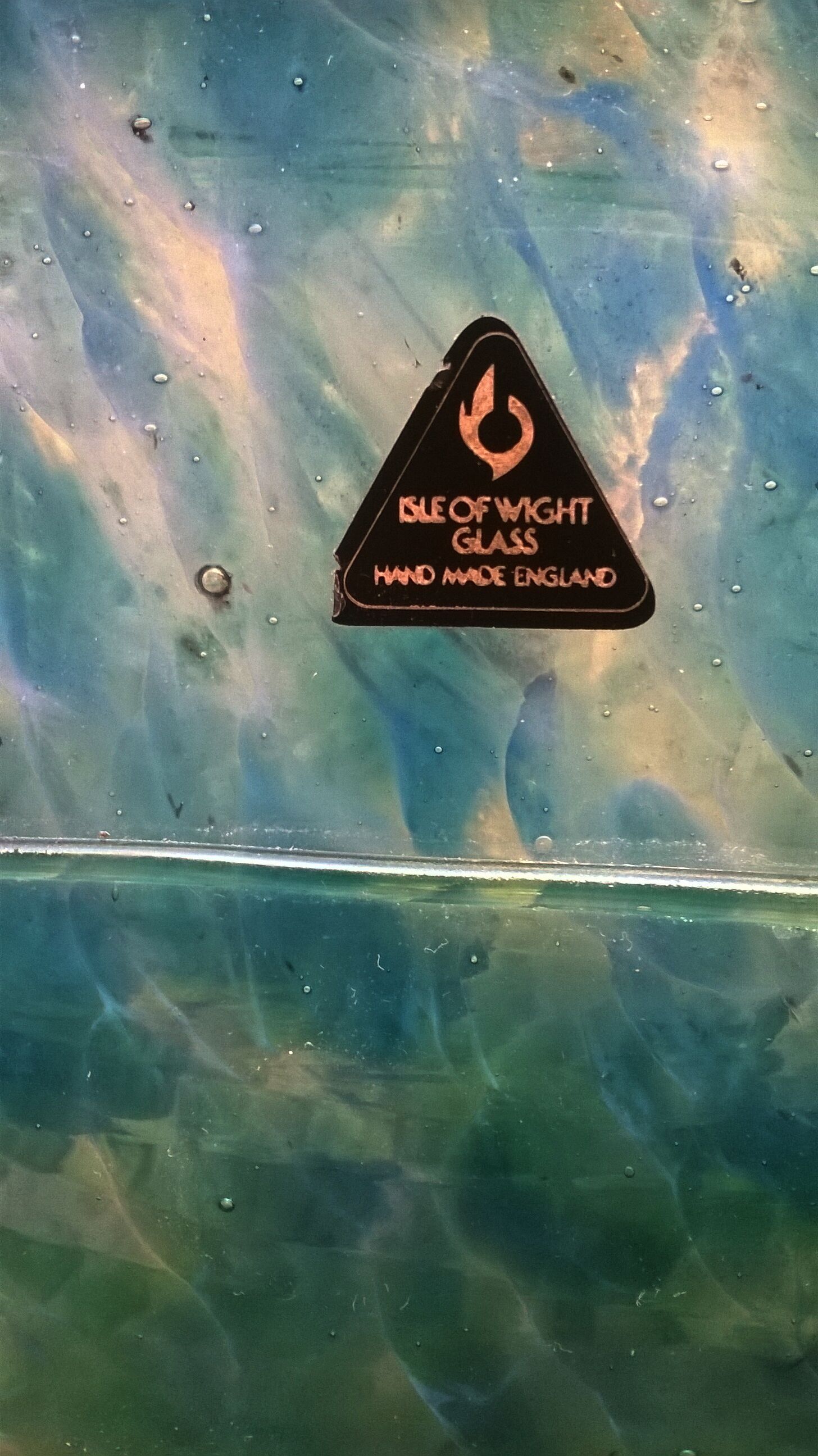 Vase has flower decoration