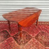 6-foot table in mahogany from the Louis Philippe period