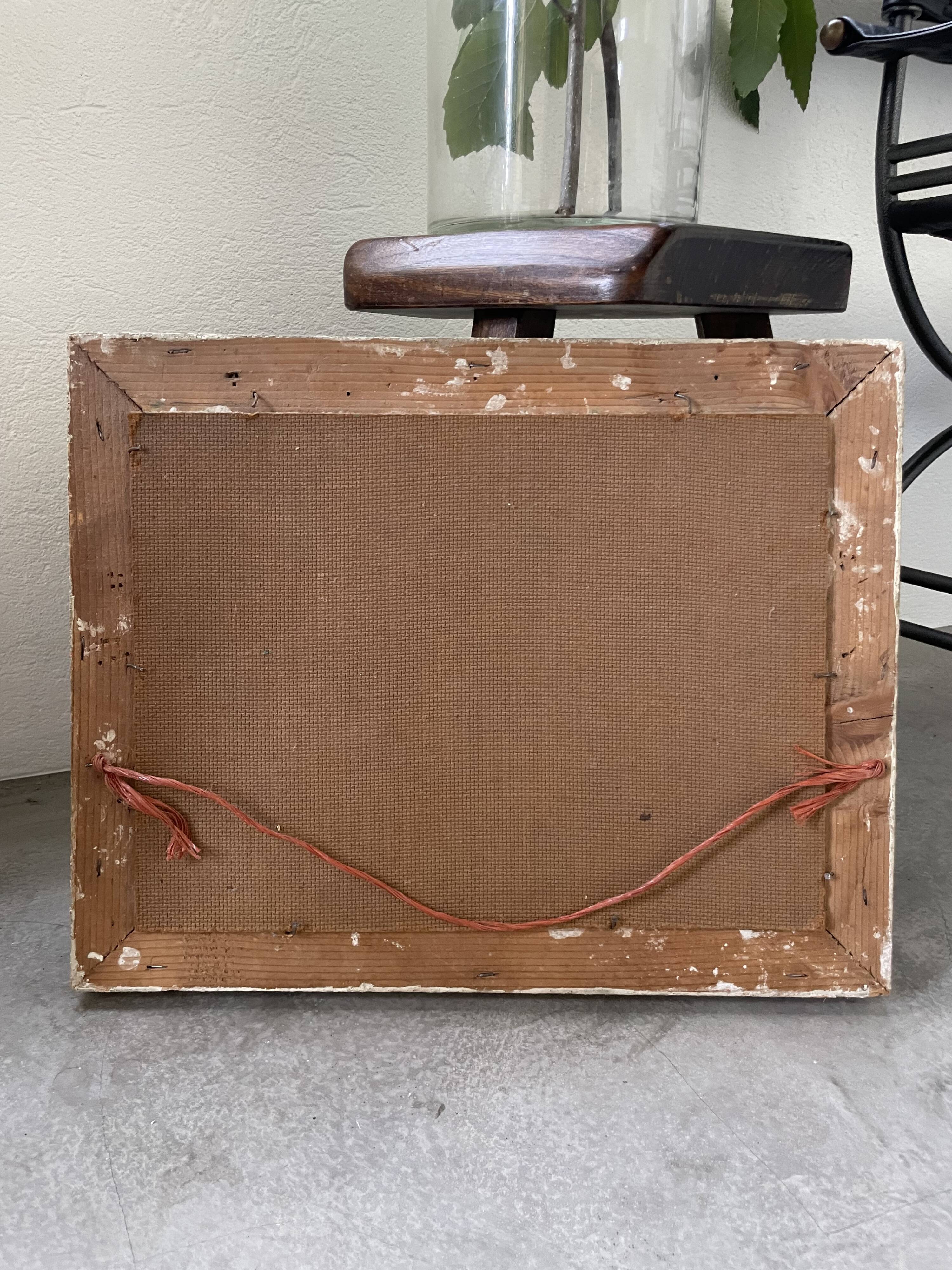 Oil painting walk in the Bailly forest