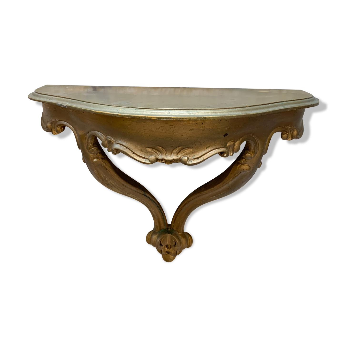 Golden baroque console