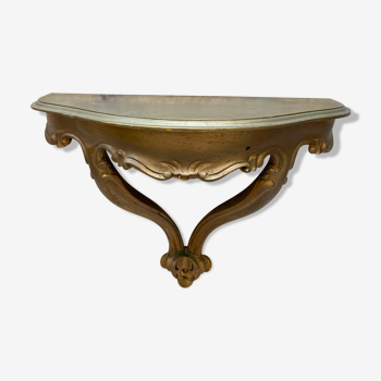 Golden baroque console