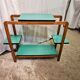 Trolley, green formica shelf 1960