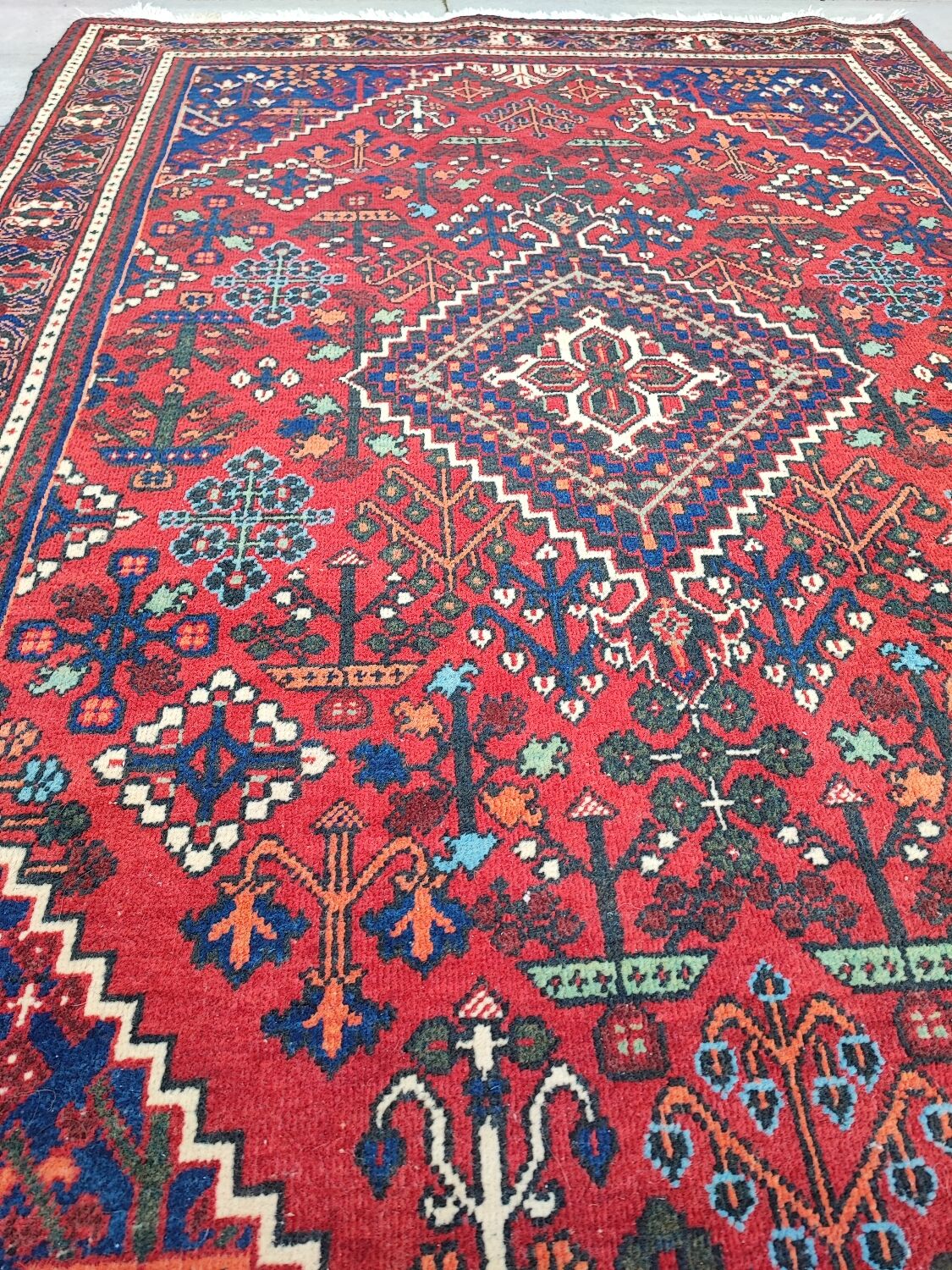 Handmade Iran carpet 205 x 135