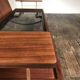 Sofa Walnut copper Wentworth Toothill years 50/60