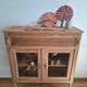 Joli haut de buffet vitrine esprit campagne