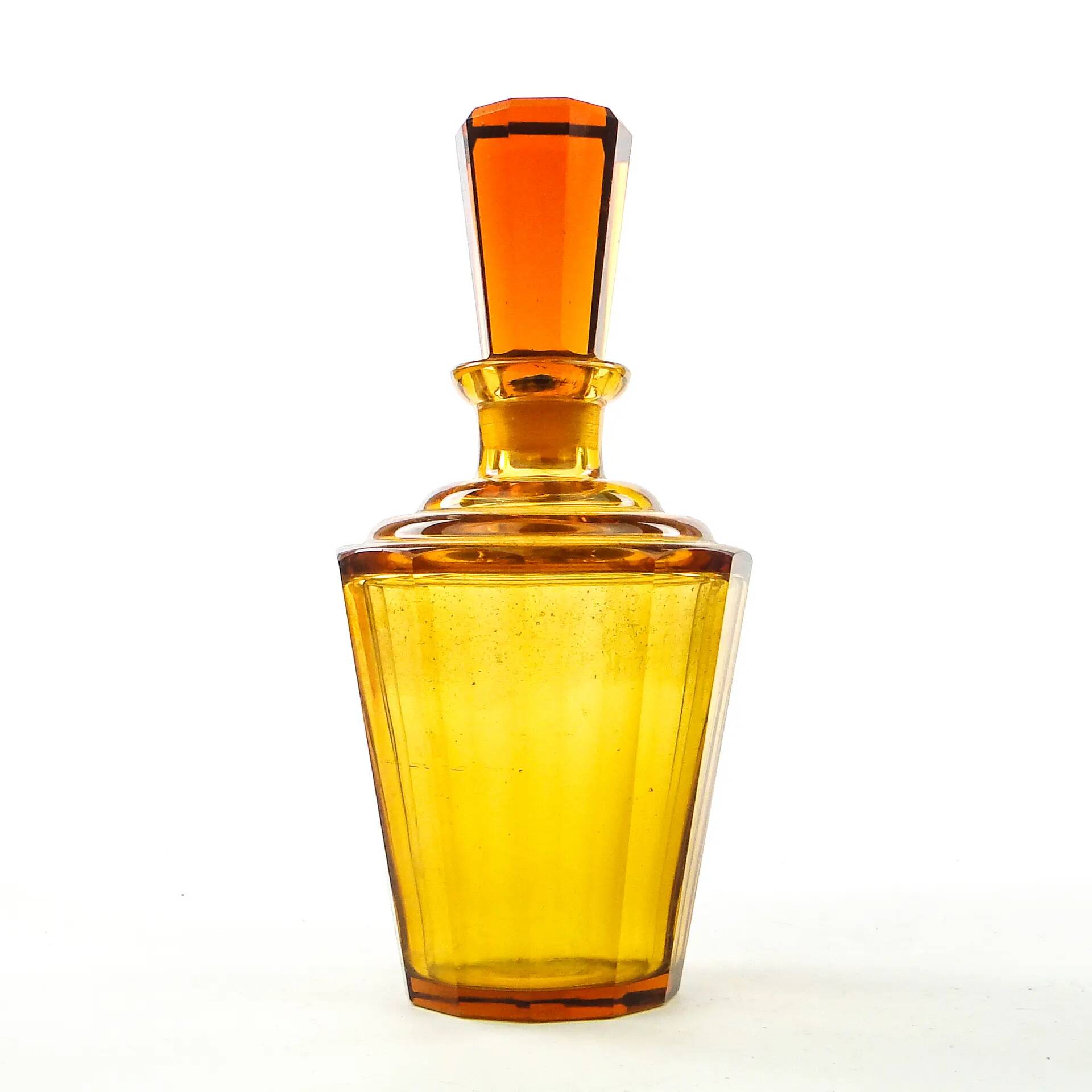 Carafe, Art Deco, crystal, Moser, Czechoslovakia, 1930s