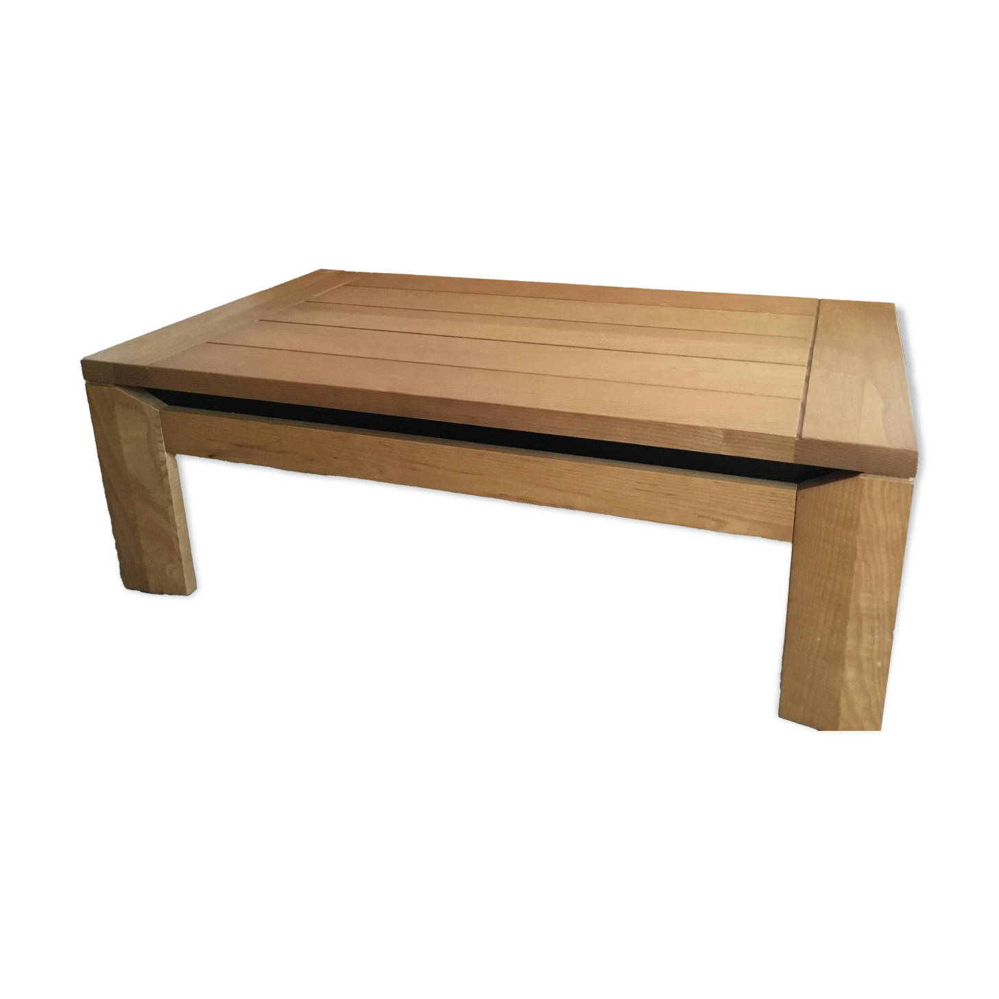 Table basse frêne massif