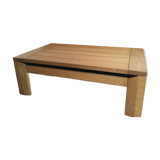 Solid ash coffee table