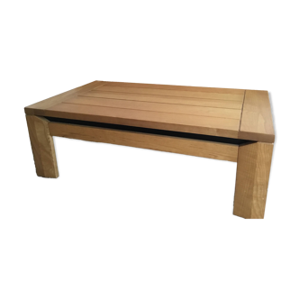 Solid ash coffee table