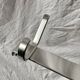 Vintage anodized aluminum wall coat rack - 3 hooks