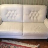 Canapé convertible cuir