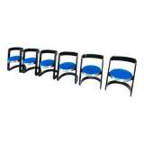 Set of 6 Chairs by Willy Rizzo for Mario Sabot, Italy, 1970s - New Upholstery