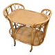 Rattan dessert table
