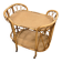 Rattan dessert table
