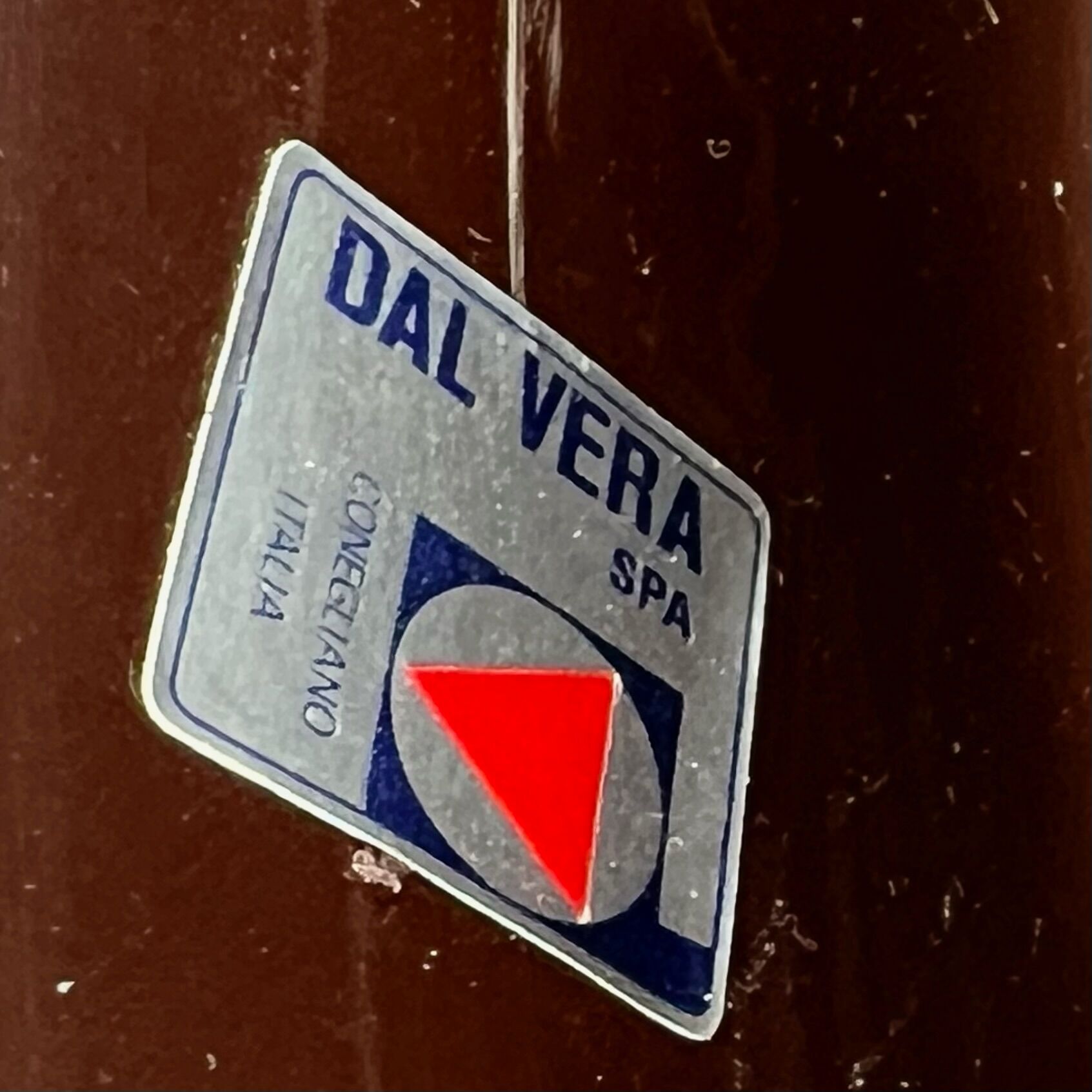 Dal Vera 70s space age mirror, plastic design made in Italy, 64x63 cm