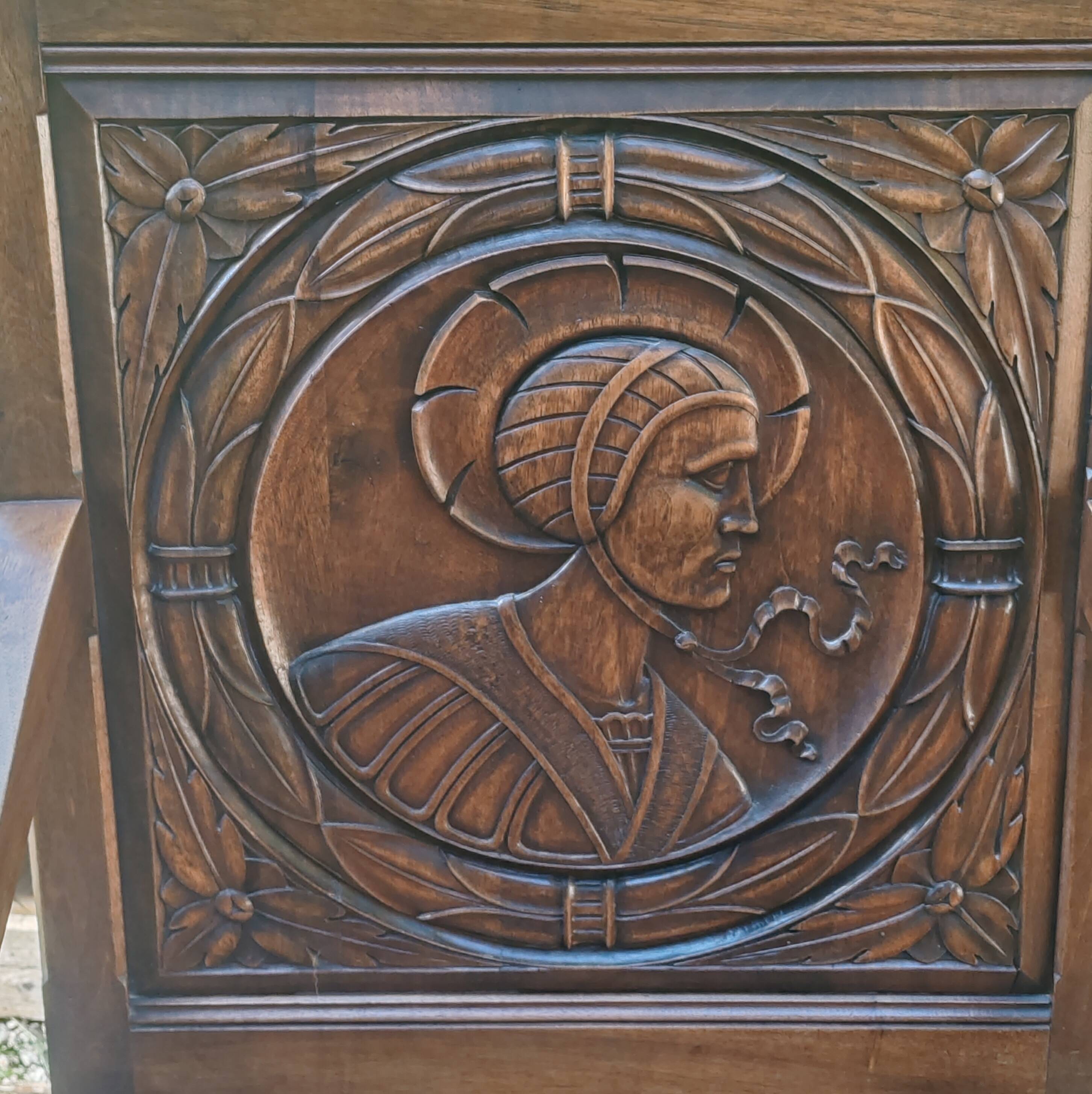 Lot of Antique Wooden Armchairs