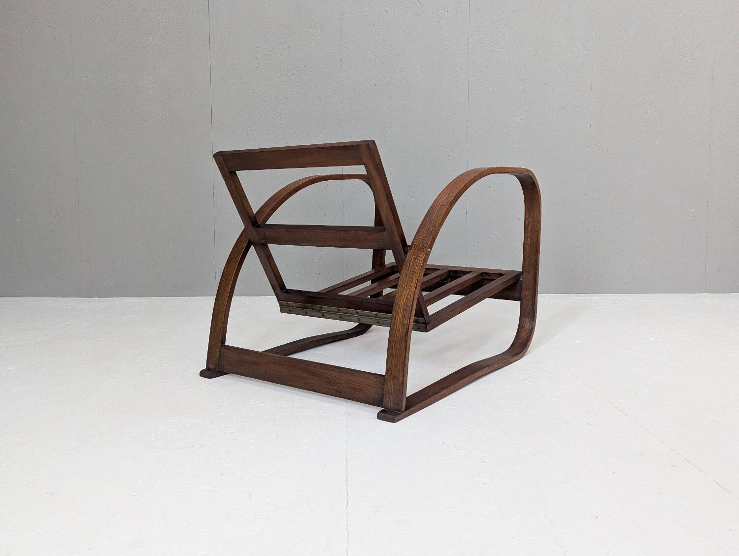 Adjustable H 70 Lounge Chair by Jindřich Halabala for UP Závody, 1930s