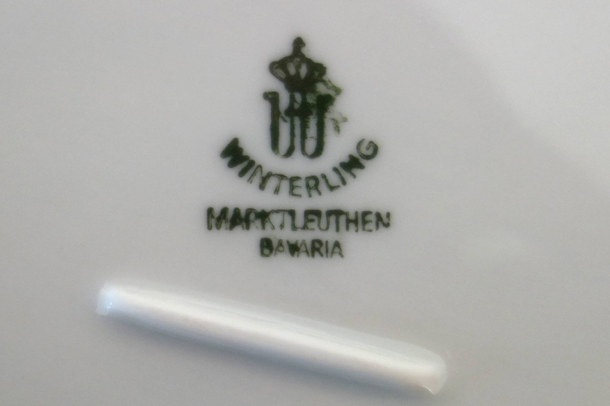 3 oval dishes Winterling Marktleuthen Bavaria 70's