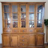 Meuble vitrine en bois tek